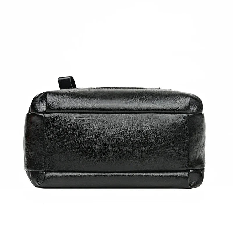 Women's Sheepskin Leather Crossbody Bag – Elegant One-Shoulder Handbag