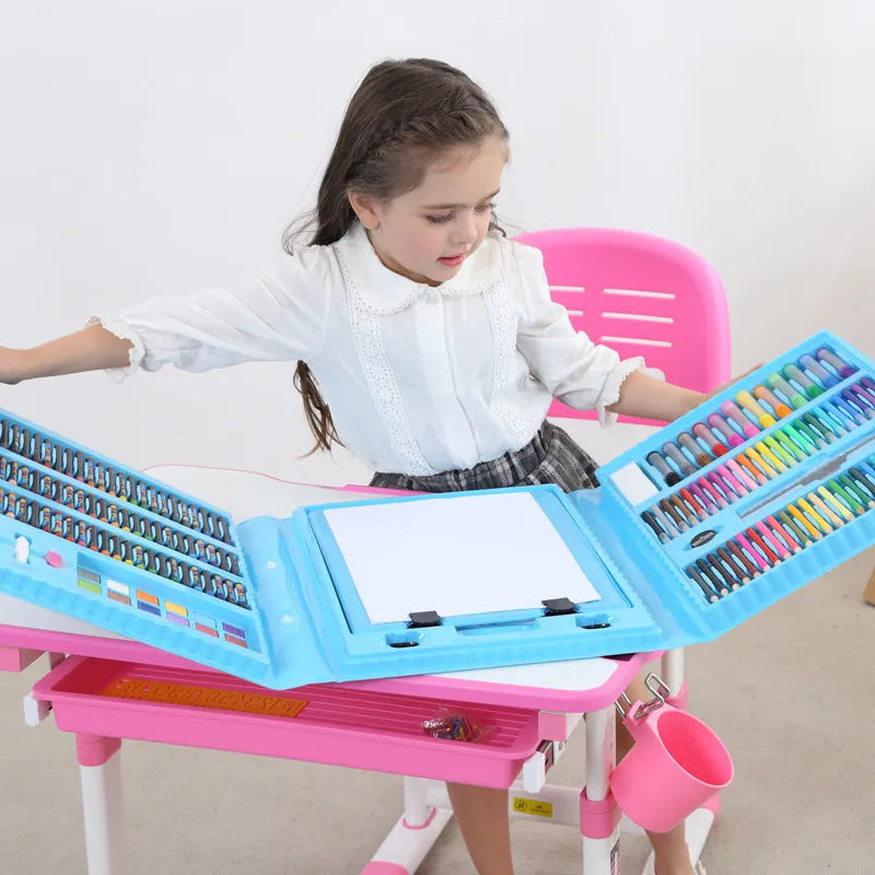 Children's Drawing & Painting Art Set – Pencils, Crayons & Watercolour Pens