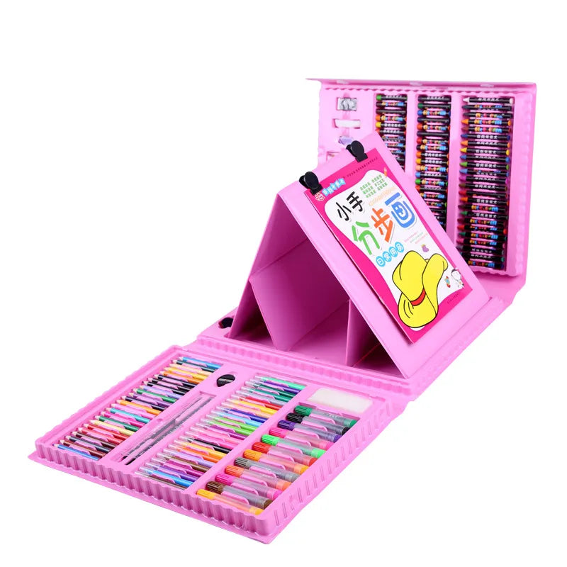Children's Drawing & Painting Art Set – Pencils, Crayons & Watercolour Pens