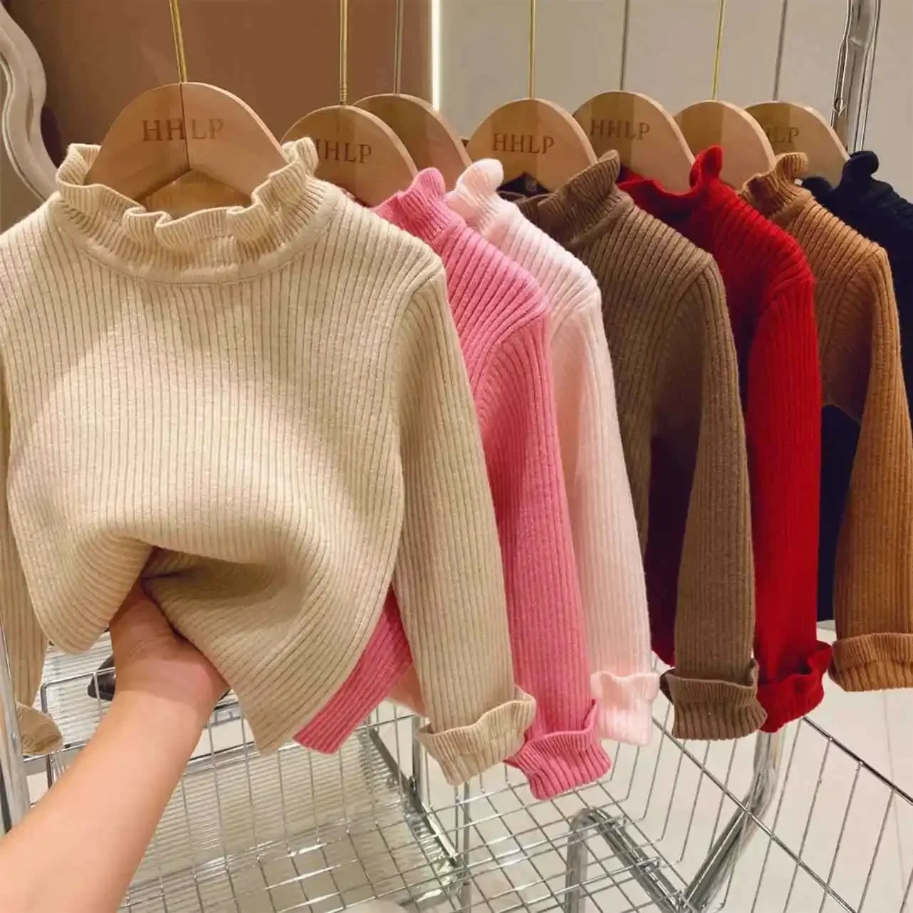 Baby & Toddler Knit Pullover – Soft Cotton Long Sleeve Sweater, 0–2 Years