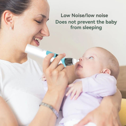 Baby Electric Nasal Aspirator – USB Rechargeable Newborn Nose Cleaner