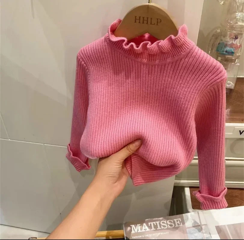 Baby & Toddler Knit Pullover – Soft Cotton Long Sleeve Sweater, 0–2 Years