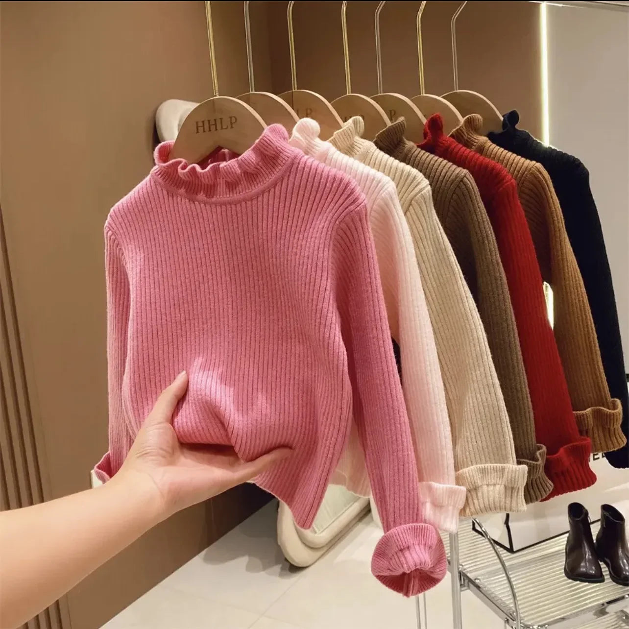 Baby & Toddler Knit Pullover – Soft Cotton Long Sleeve Sweater, 0–2 Years