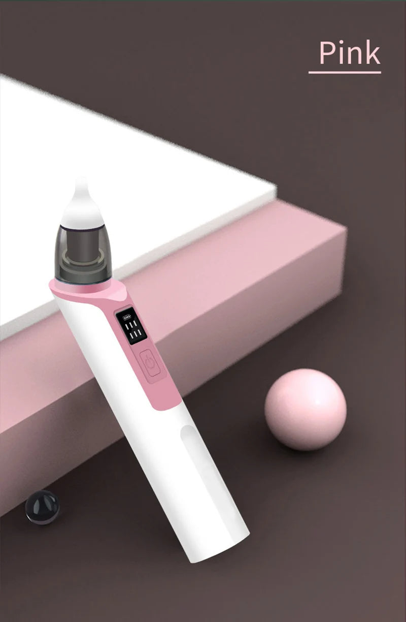 Baby Electric Nasal Aspirator – USB Rechargeable Newborn Nose Cleaner