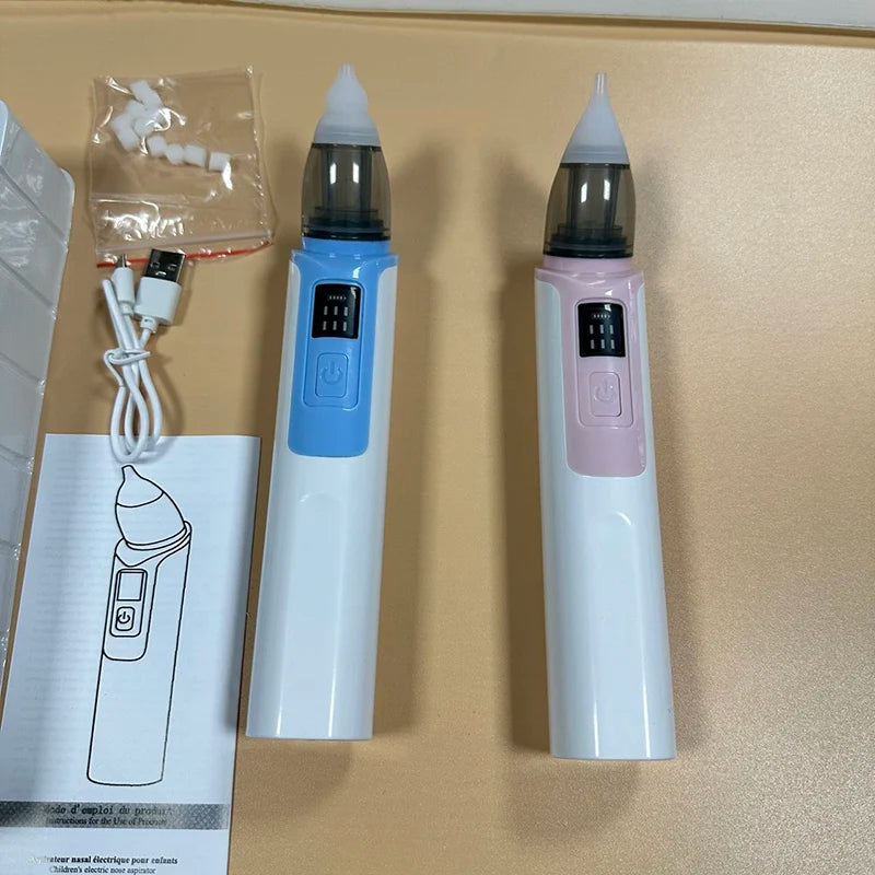 Baby Electric Nasal Aspirator – USB Rechargeable Newborn Nose Cleaner
