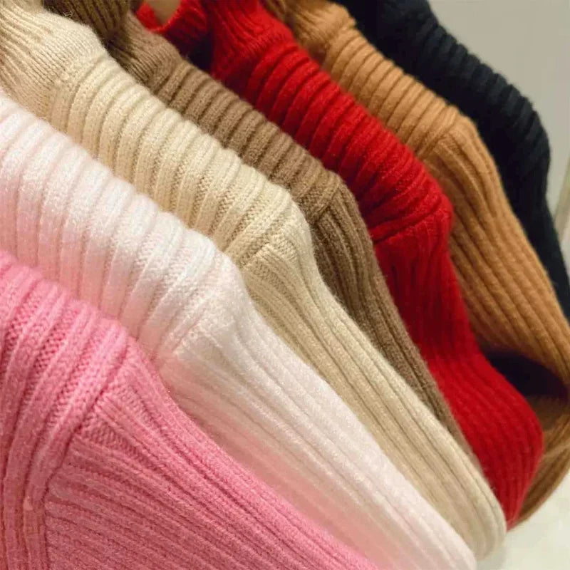 Baby & Toddler Knit Pullover – Soft Cotton Long Sleeve Sweater, 0–2 Years