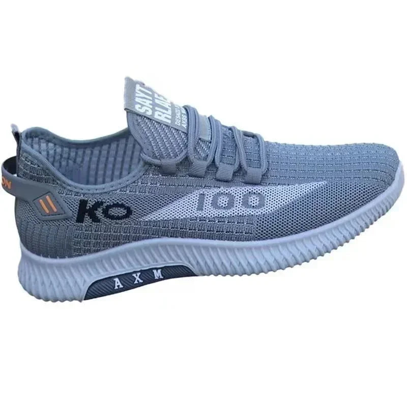 Men's Breathable Mesh Trainers – Lightweight Deodorant Sneakers