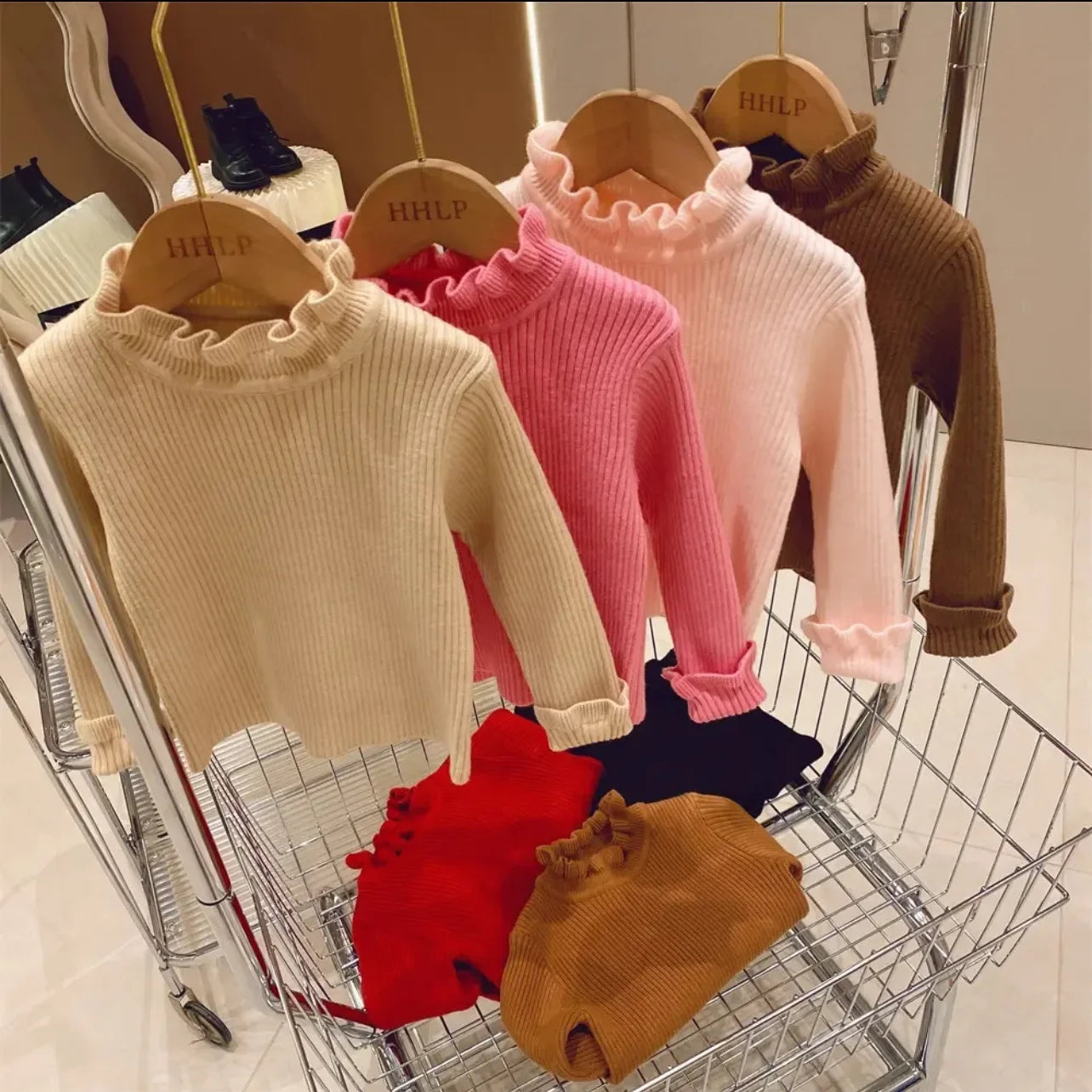 Baby & Toddler Knit Pullover – Soft Cotton Long Sleeve Sweater, 0–2 Years