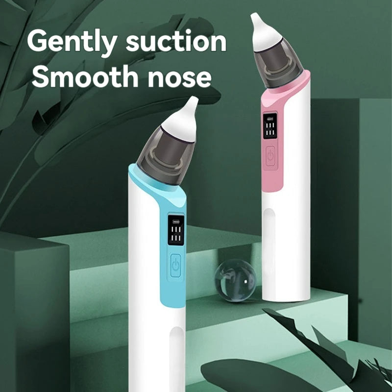 Baby Electric Nasal Aspirator – USB Rechargeable Newborn Nose Cleaner