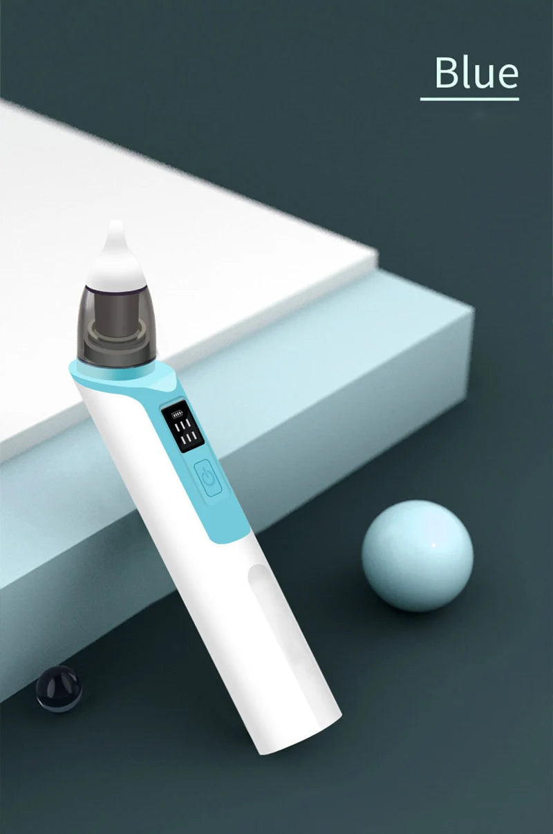 Baby Electric Nasal Aspirator – USB Rechargeable Newborn Nose Cleaner