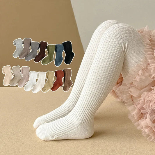 Girls' Pantyhose Tights – Soft Stretch Leggings for Children