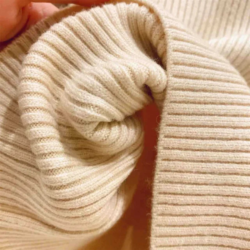 Baby & Toddler Knit Pullover – Soft Cotton Long Sleeve Sweater, 0–2 Years