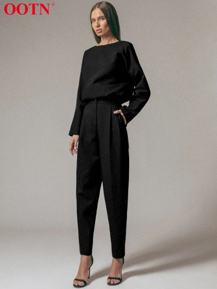 Women's High Waist Pencil Trousers – Smart Casual Slim Fit Pants